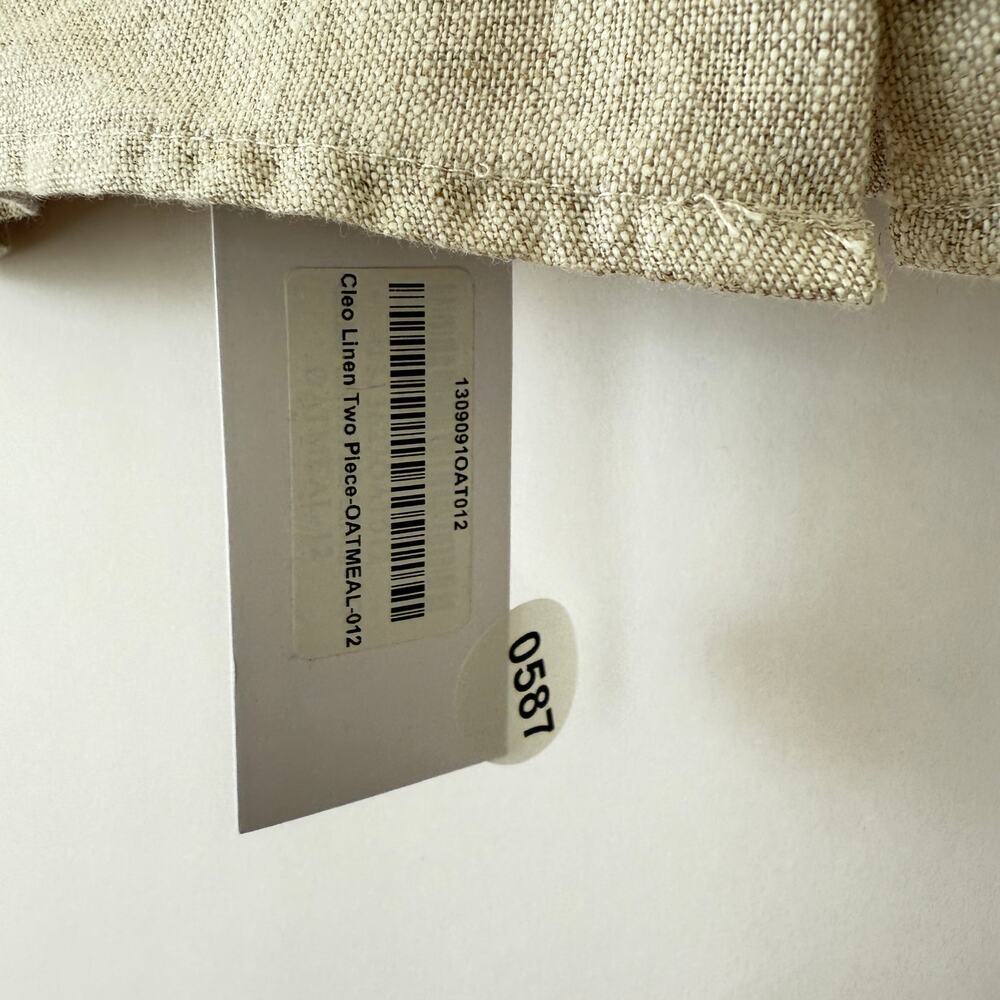 Reformation Natural Linen 2 piece Midi Skirt with top - Picture 12 of 12
